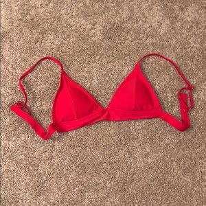 Red Triangle Swimsuit